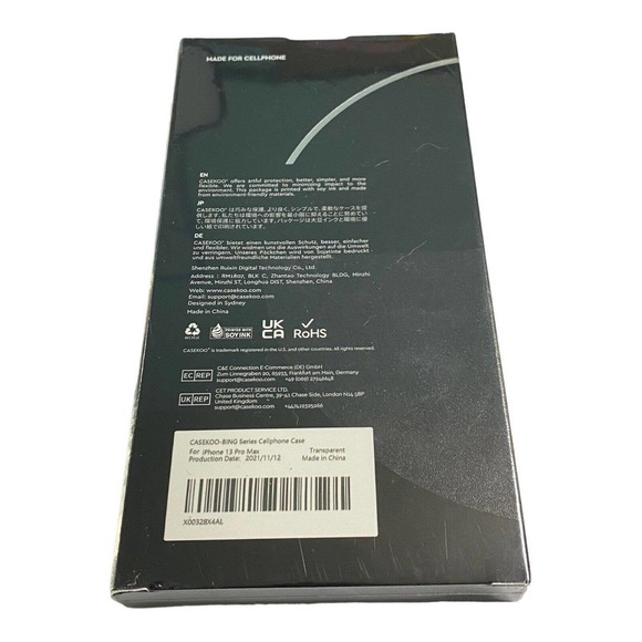 For‎ Apple iPhone 13 Pro Max Caseakoo Bing Series Transparent - Picture 2 of 3